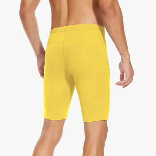 Miniatura 34 de Traje de baño deportivo competitivo para hombre, traje de entrenamiento de resistencia de carreras, pantalones cortos de natación de secado rápido