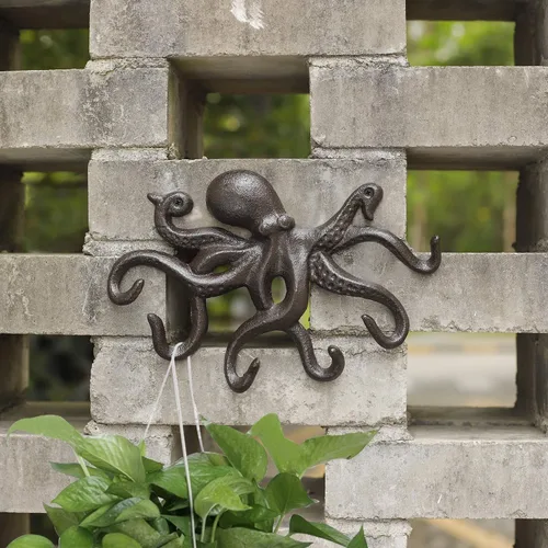 Miniatura 6 de Soporte para llaves de pared, ganchos de abrigo de pulpo montados en la pared, ganchos para toallas montados en la pared, ganchos para llaves