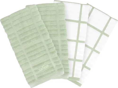 Miniatura 32 de All-Clad Toalla de Cocina Sólida: Altamente Absorbente, Súper Suave de Larga Duración - 100% Algodón, Paño de Cocina de 17"x30" para Limpiar y Secar