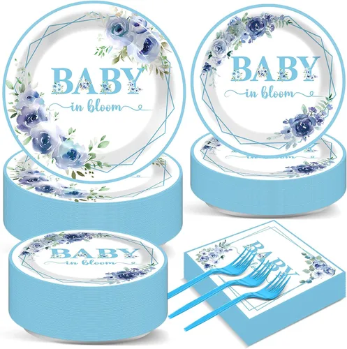Miniatura 10 de gisgfim Juego de decoración para fiesta de 50 invitados con temática de camión semi, platos y servilletas para fiesta con temática de camión semi