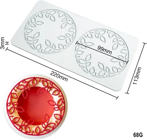 Miniatura 3 de Molde de silicona de hojas huecas para caramelo de chocolate 3D, molde de caramelo de hoja hueca para alimentos, decoración de comidas, molde