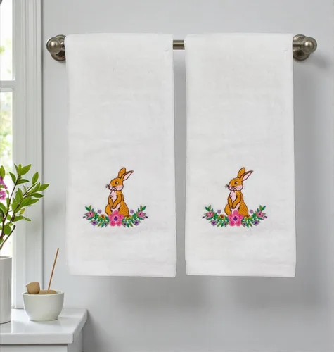 Miniatura 21 de Serafina Home Toallas de mano de baño irlandesas del día de San Patricio: suave y absorbente para invitados de cocina con bordado de trébol verde