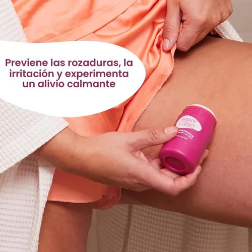Miniatura 2 de HAPPY CURVES Barra antirozaduras – Protección contra rozaduras y fricción para mujeres, ideal para muslos, axilas y más – Protector de roce