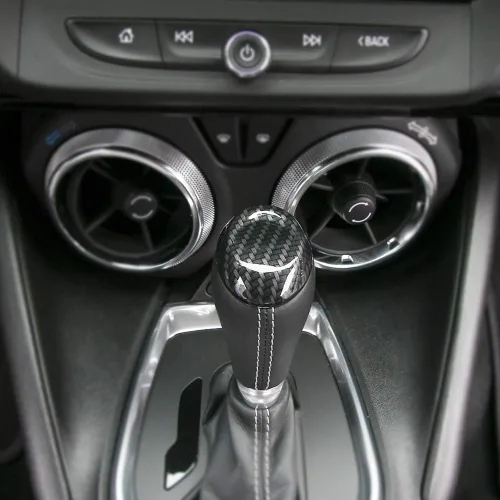 Miniatura 5 de CheroCar para Camaro - Cubiertas de Maneta de Cambio en Fibra de Carbono, Decoración para Interior, para Chevrolet Camaro 2016-2025+, Accesorios