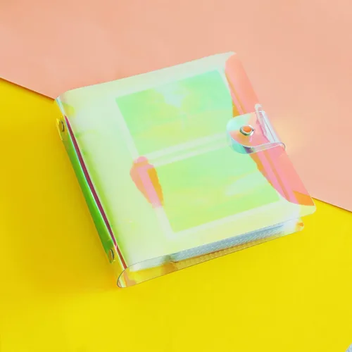 Miniatura 2 de Álbum de fotos holográfico pequeño de 2 x 3 pulgadas, compatible con Fujifilm Instax Mini Film/Polaroid Film/Kpop Photocard Tarjeta de crédito