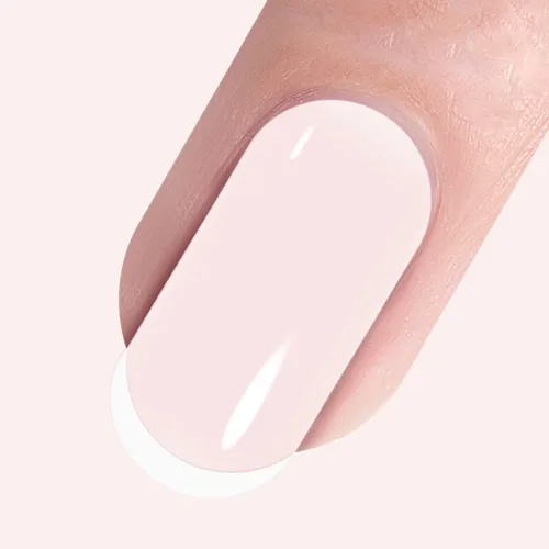 Miniatura 4 de Vishine Juego de 2 esmaltes de uñas de gel de manicura francesa DUO de 0.5 fl oz, color blanco francés y rosa francesa, kit de gel de uñas UV LED