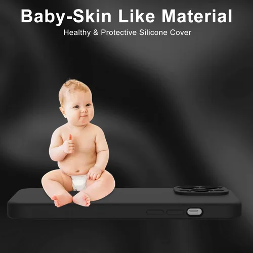 Miniatura 6 de DEENAKIN Funda para iPhone 14 Pro Max con protector de pantalla, funda para cámara mejorada, goma de gel de silicona suave probada contra caídas