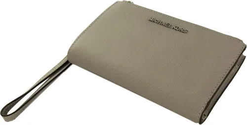 Miniatura 8 de Michael Kors - Billetera de viaje con doble cremallera para mujer modelo Jet Set con correa para la muñeca