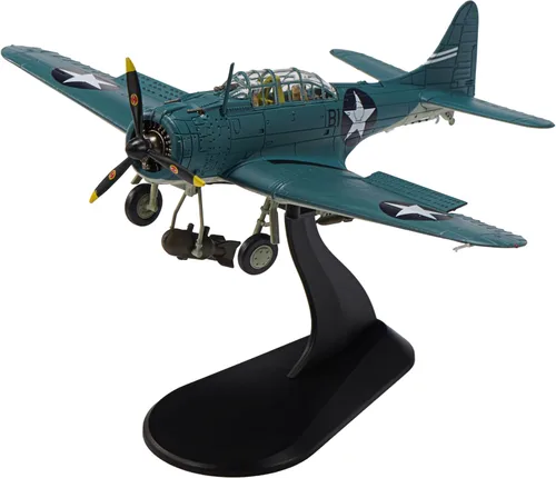 Miniatura 14 de B-17 Flying Fortress - Aviones fundidos a presión a escala 1/144, modelo de avión de metal pesado para coleccionista, entusiasta de la aviación