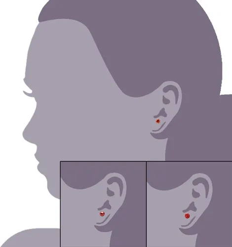 Miniatura 27 de JewelrieShop - Juego de aretes de tuerca de acero inoxidable con circonitas cúbicas y perlas de imitación, 3 pares de 0.236 in