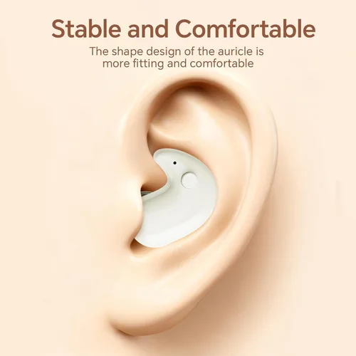 Miniatura 7 de Xmenha Auriculares para dormir, mini auriculares planos invisibles para dormir de lado, cómodos de perfil bajo, pequeños, discretos, micro ocultos