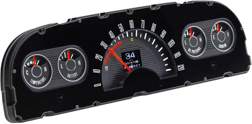 Miniatura 7 de Dakota Digital RTX-60C-PU-X Sistema de instrumentos de calibre Retrotech compatible con Chevy Pickup 1960-63