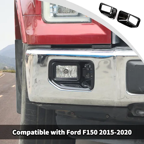 Miniatura 3 de JWWY Faros delanteros antiniebla, luces antiniebla, embellecimiento, embellecimiento, ajuste para Ford F150 2015-2020, accesorios exteriores ABS