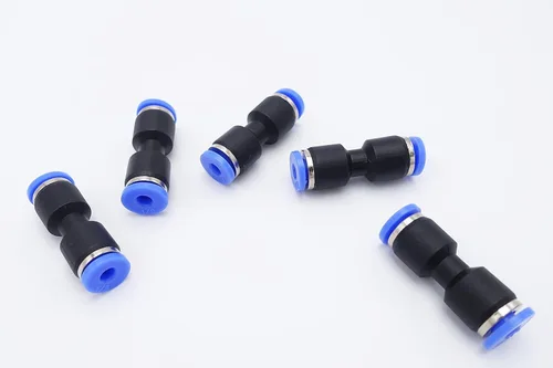 Miniatura 4 de Empuje para conectar, tubo de 1/2 pulgada de diámetro exterior x tubo de 1/4 pulgadas, conector de dos vías de unión recta de aire neumático