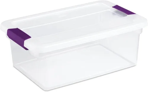 Miniatura 4 de Sterilite Contenedor de almacenamiento con tapa transparente de 66 cuartos de galón, paquete de 12 y contenedor de almacenamiento de tapa