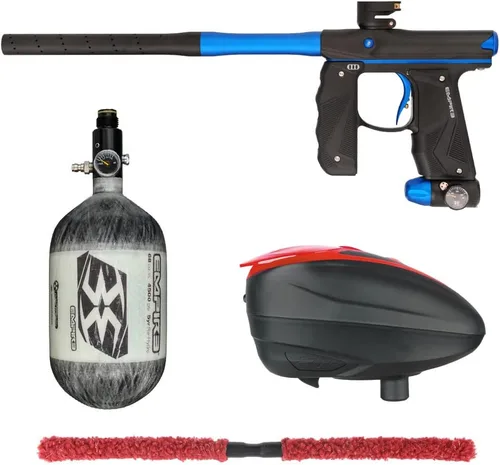 Miniatura 26 de Action Village Empire Mini GS TP Contender Kit de pistola de paintball con tanque 68/4500 Negro Polvo/Negro Polvo