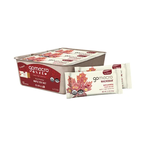 Miniatura 13 de Barritas de proteína GoMacro veganas y orgánicas