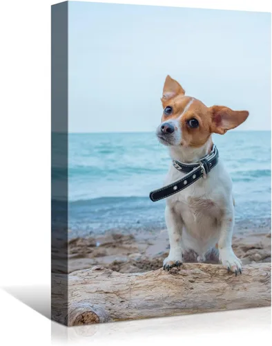 Miniatura 8 de Looife Impresiones en lienzo personalizadas de 40 x 20 pulgadas con tu foto, arte de pared personalizado con tu foto sobre lienzo