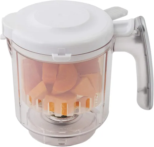 Miniatura 8 de Taza y cuchilla de repuesto con cesta de vapor para máquina de alimentos EVLA'S Baby - Gris
