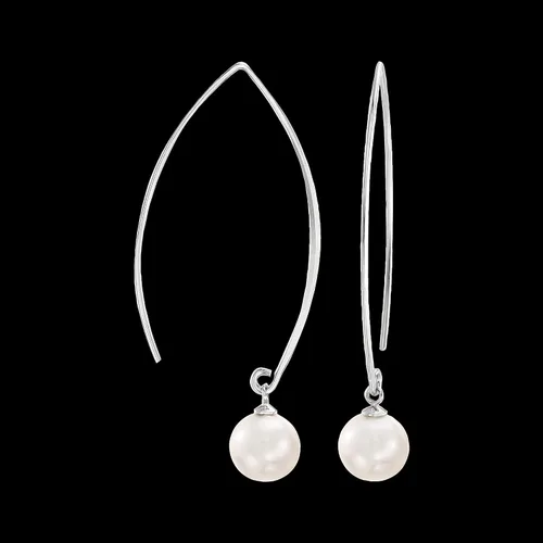 Miniatura 4 de Ross-Simons Pendientes de gota de rosca de perlas cultivadas de 0.315-0.335in, Perla, no conocido