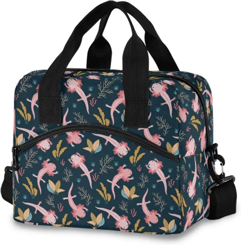 Miniatura 24 de Bolsas de almuerzo coloridas de conciencia sobre el autismo para mujeres y hombres, lonchera aislada reutilizable, correas de hombro ajustables