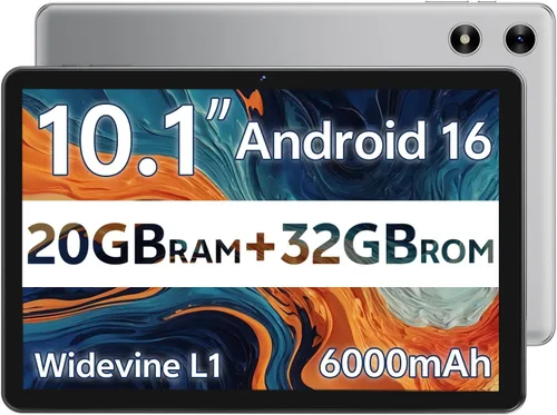 Miniatura 9 de SVITOO Tablet Android de 10 pulgadas, tableta Android 16 para niños y adultos, 20 GB de RAM, 32 GB de almacenamiento, 1 TB expandible, cámaras