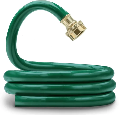 Miniatura 6 de TT FLEX Manguera de drenaje deshumidificadora a prueba de explosiones – Caucho verde de 5 pies, 3/4 pulgadas FHT, resistente, flexible, resistente a