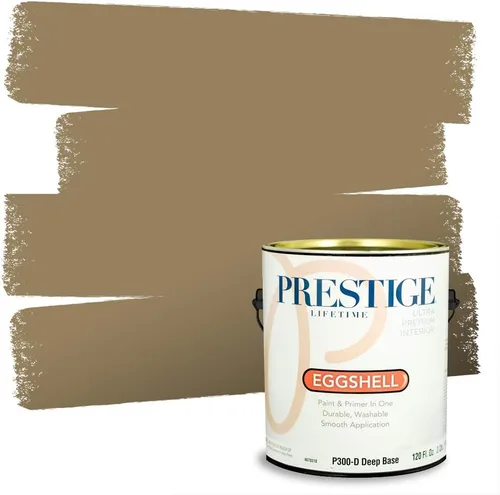 Miniatura 58 de PRESTIGE Paints Exterior Paint and Primer In One, 1-Gallon, Satin, Comparable Match of Benjamin Moore* Royal Linen* 931BM-PCM