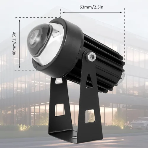Miniatura 5 de 5W LED Spotlights IP65 impermeable estrecho haz reflector 180 grados ajustable al aire libre lámpara de pared irradiación de larga distancia