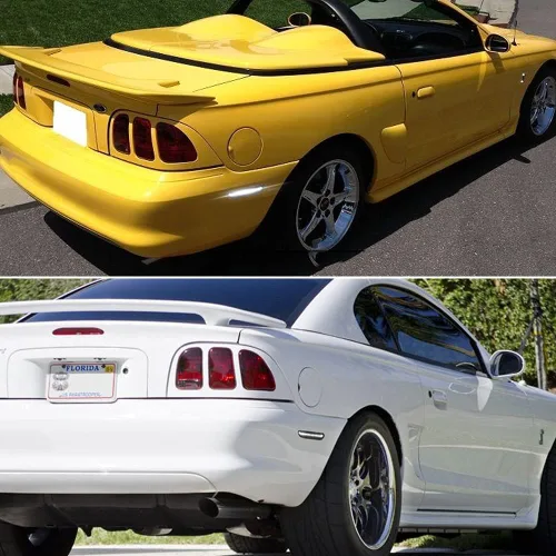 Miniatura 7 de Kit de luces LED Tonsya con lente ahumada negra para Ford Mustang V6 GT Cobra SVT 1994 1995 1996 1997 1998, lámpara de marca lateral del parachoques