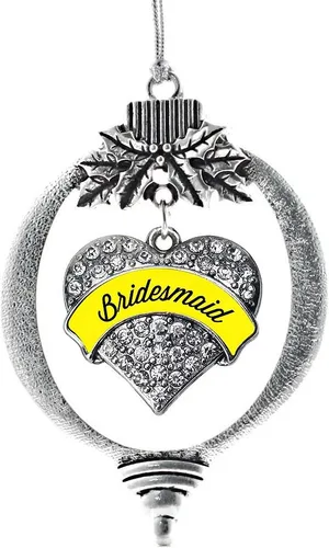 Miniatura 34 de Inspired Silver - Adorno con dije de hermana gemela - Adornos navideños de plata con circonitas cúbicas