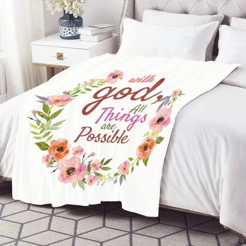 Miniatura 6 de Mantas de versículo bíblico de franela de felpa suave para niños, manta ligera para aire acondicionado para niños, decoración de sofá, habitación