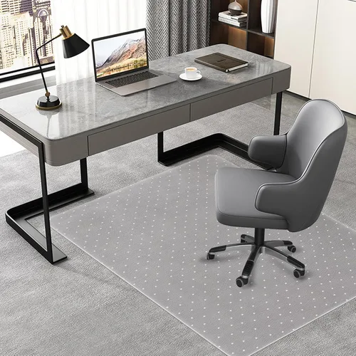 Miniatura 8 de Alfombrilla para silla de oficina para alfombra: 48 x 36 pulgadas, alfombrilla transparente para silla de escritorio para suelo de alfombra