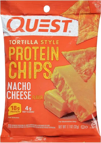 Miniatura 33 de Quest Tortilla Style - Paquete variado de chips de proteína, chile lima, queso nacho, tacos cargados, 12