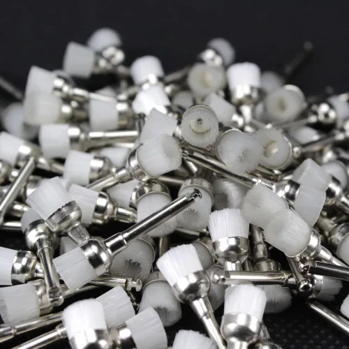 Miniatura 3 de 100pcs Nylon Pulido Pulidor Pulidor Pestillo Tipo RA 2.35 Molienda Herramientas de Limpieza Rotativa