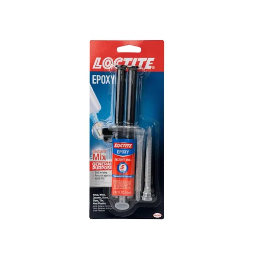 Miniatura 3 de Loctite, mezcla de epoxi instantánea lista en cinco minutos, dos jeringas de 0,47 onzas líquidas (1715208), 1715208-6
