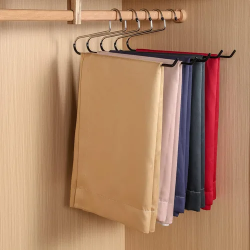 Miniatura 7 de Perchas para Mantas Perchas para Cortinas Resistentes que Ahorran Espacio Antideslizantes - Ideales para Colchas, Sacos de Dormir, Edredones