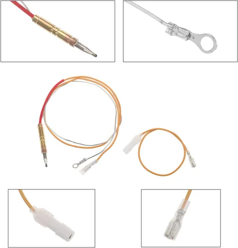 Miniatura 3 de Termoacoplador de calentador de tanque de propano 2304885, F237349, kit de montaje de seguridad de termopar tipo fijo, compatible con Mr Heater