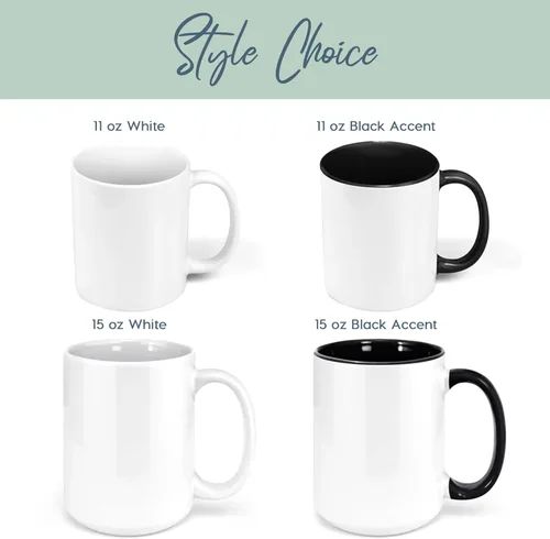 Miniatura 7 de HELLO ACCESORIES Personalized Coffe Mug Initial Coffee Mug Ceremic Cup Personalized Gift Birth Flower Mug Tea Cup Customized Coffee Cup