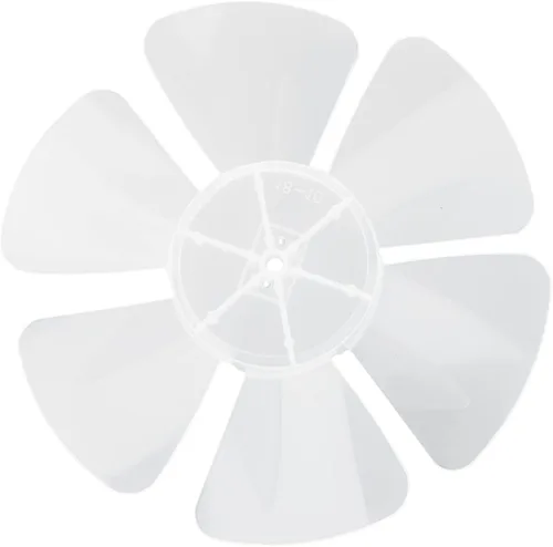 Miniatura 11 de Hoja de ventilador silenciosa de plástico universal con cubierta de tuerca de repuesto para ventilador de pie ventilador de mesa gris #3 10 pulgadas