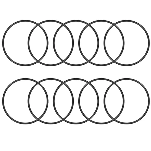 Miniatura 9 de uxcell Juntas Tóricas de Goma de Nitrilo 58mm DE 54mm ID 2mm de Ancho, Junta de Sellado Métrico para Automotriz, Maquinas, Tuberías, Paquete de 10
