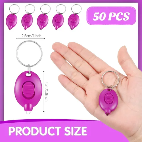 Miniatura 2 de 50 mini llavero UV LED linterna 395nm luz UV llavero luz negra linterna portátil llavero UV linterna linterna para mascotas orina pasaporte tarjeta