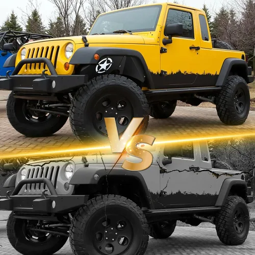 Miniatura 6 de YZONA Forros de guardabarros internos delanteros compatibles con Jeep Wrangler JK y JKU Unlimited Sport Sahara Rubicon 2007-2018, estilo de pernos