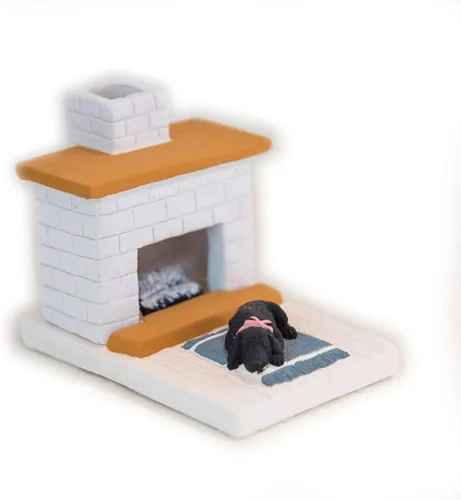 Miniatura 10 de Incienso de Santa Fe Quemador de incienso de madera natural con motor de vapor negro, incluye 20 ladrillos de incienso de piñón - Fabricado