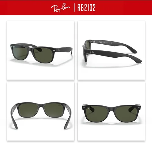 Miniatura 3 de Ray-Ban RB2132 New Wayfarer 55mm cuadrados Gafas de sol para hombres y mujeres + Paquete con KIT DE ACCESORIOS PARA GAFAS