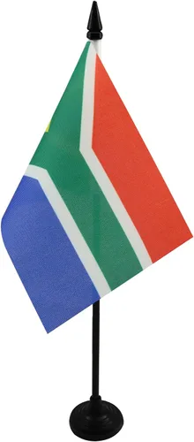 Miniatura 177 de AZ FLAG Sierra Leone Bandera de mesa 5'' x 8'' - Bandera de escritorio de Sierra Leona 21 x 14 cm - Bastón y base de plástico negro