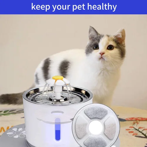 Miniatura 7 de Filtros de repuesto para fuente de agua para mascotas, filtros de carbón activado para gatos y perros, dispensador automático de agua (paquete de 16)