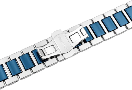Miniatura 5 de Juntan Correa de reloj de cerámica de acero inoxidable azul verde marrón compatible con Apple Watch Band 1.496 in 1.575 in 1.614 in 1.654 in 1.732