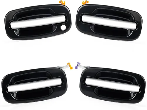 Miniatura 10 de Manija de puerta exterior delantera del lado del conductor izquierdo para Chevrolet Silverado, Cadillac Escalade, Suburban, Tahoe, Avalanche, GMC