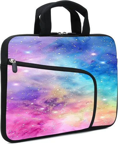 Miniatura 7 de Funda para portátil de 11.6" 12.2 pulgadas para Chromebook, Ultrabook, portátil, tableta de neopreno con asa para hombres y mujeres, dos bolsillos